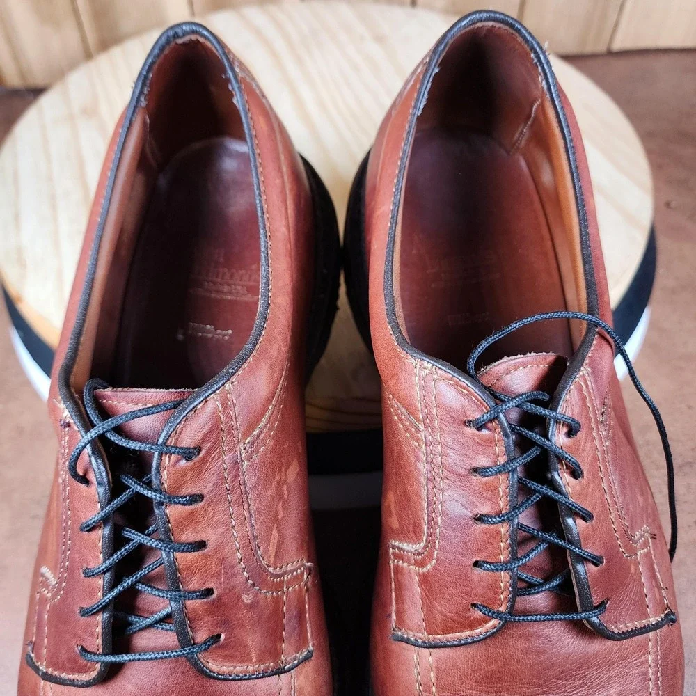 Allen Edmonds Shoes Mens Size 12 D Brown Leather Wilbert Comfort‎ Oxford USA